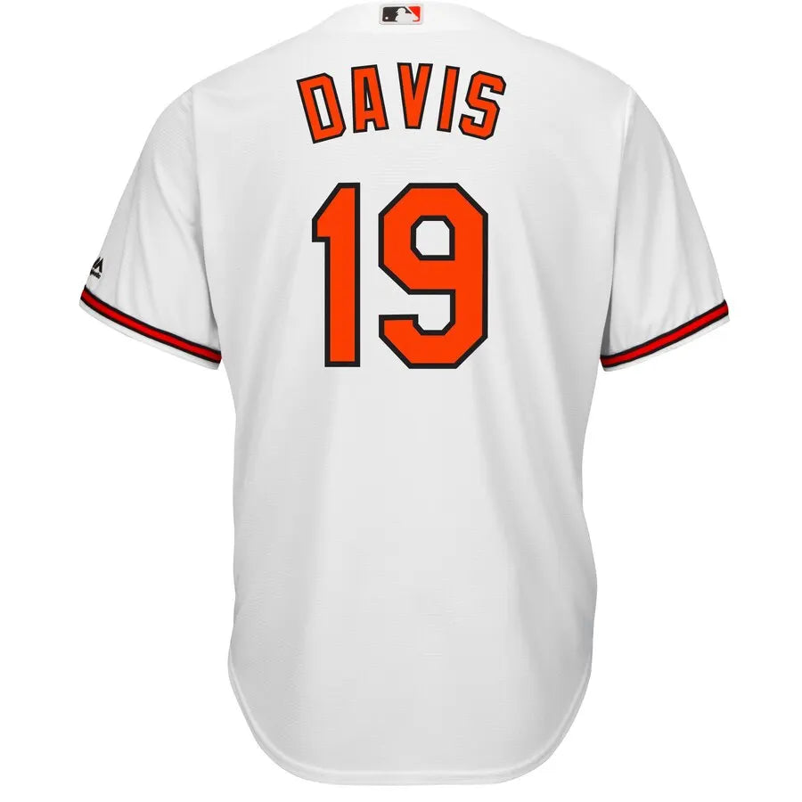 Davis Orioles White Jersey - Hình 3