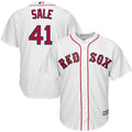 Chris Sale Red Sox White Jersey