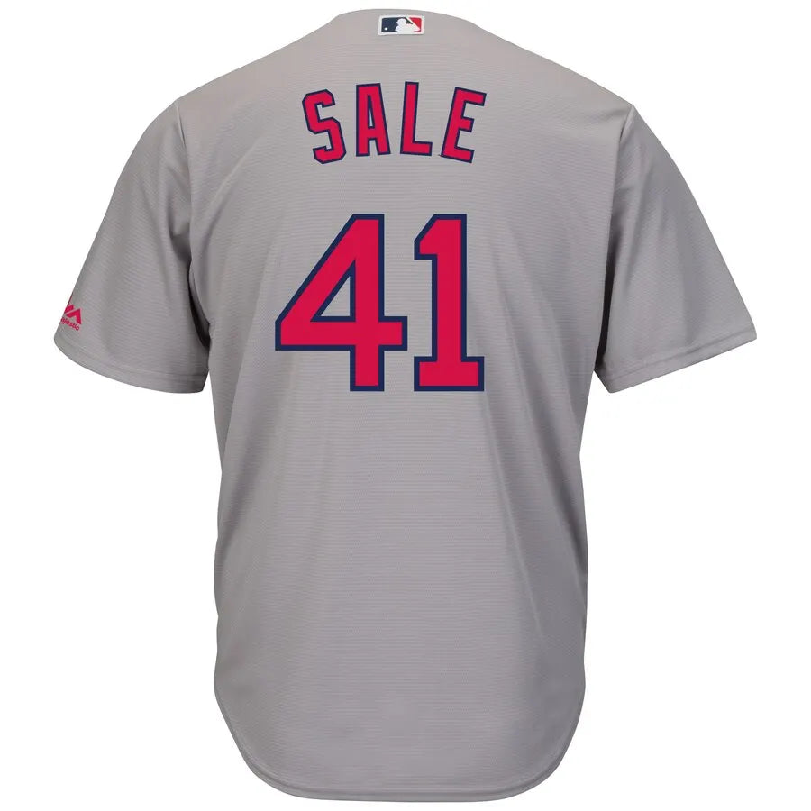 Sale Boston Red Sox Gray Road Jersey - Hình 3