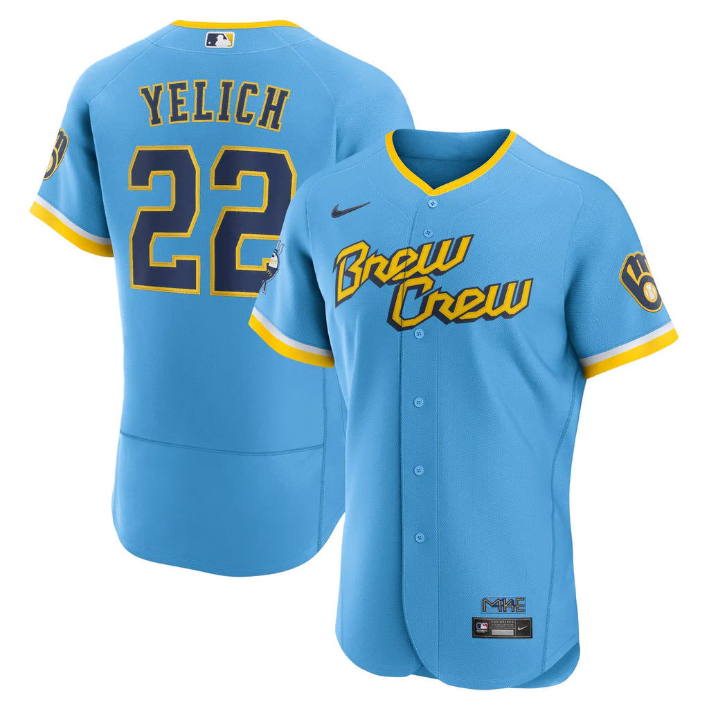 YELICH #22 Brewers Jersey