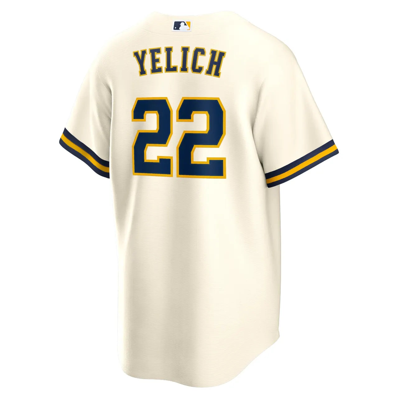 Yelich Brewers Gray Jersey nike authentic - Hình 7