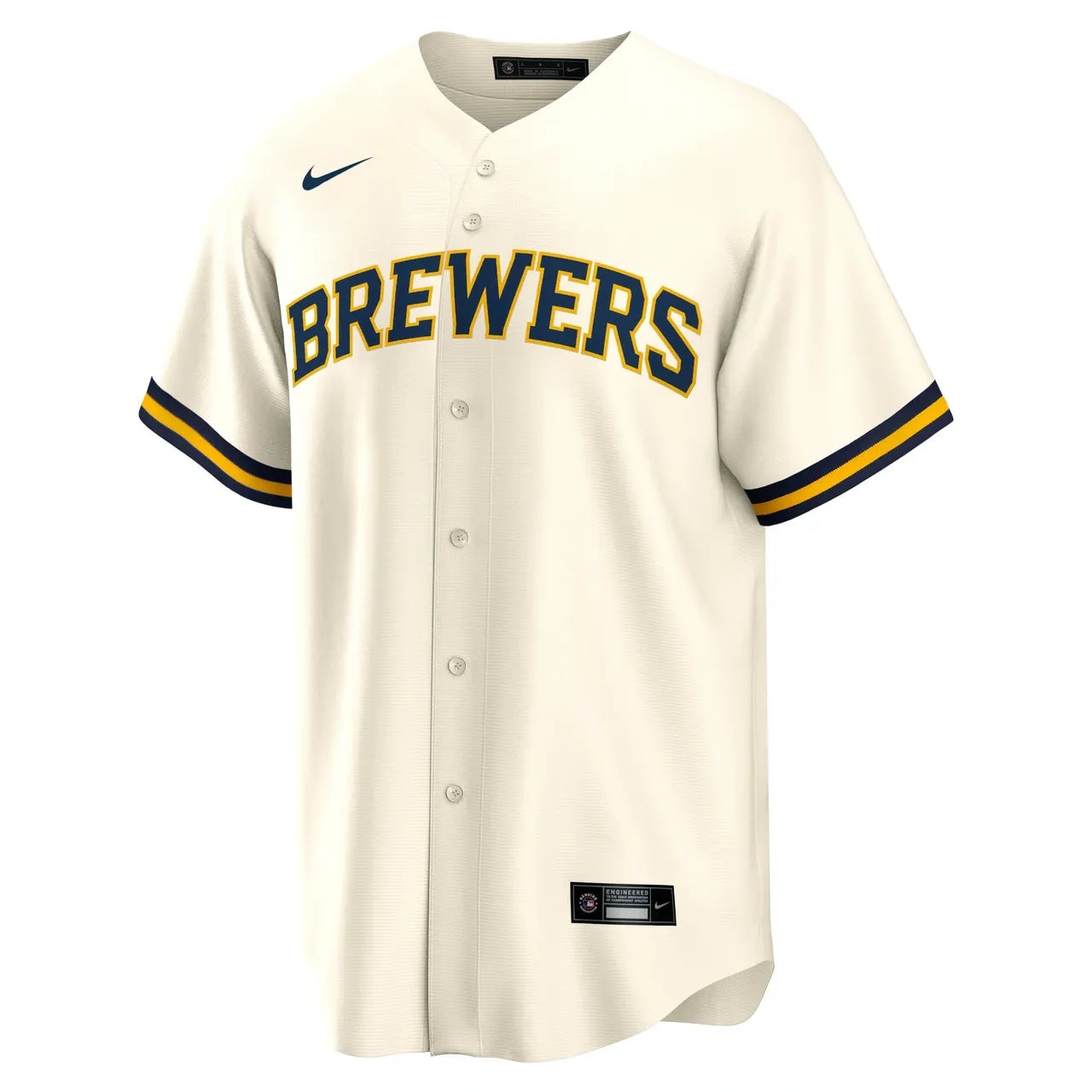 Yelich Brewers Gray Jersey nike authentic - Hình 6