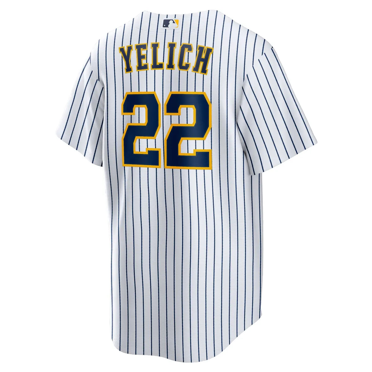 nike authentic Yelich Brewers Navy Jersey - Hình 12