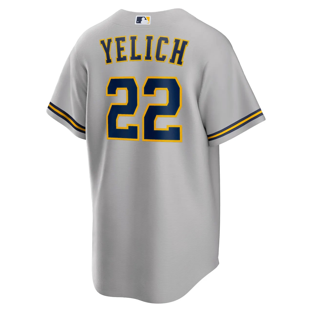 nike authentic Yelich Brewers Navy Jersey - Hình 10