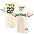 Nike Yelich Brewers Cream