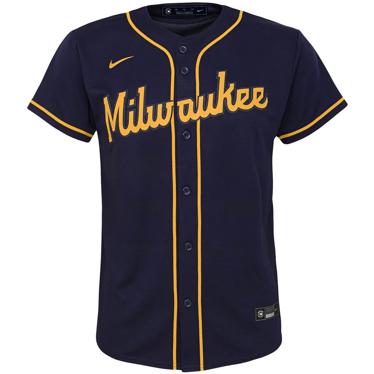 Yelich Brewers Navy Jersey nike - Hình 3