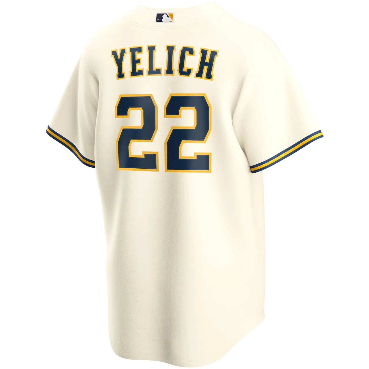 Yelich Brewers Navy Jersey nike - Hình 7