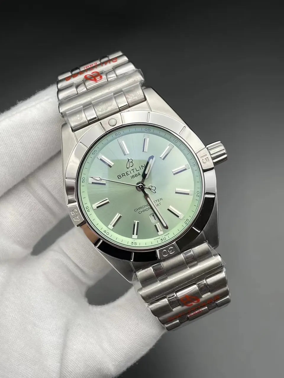 Breitling Mint Green Watch