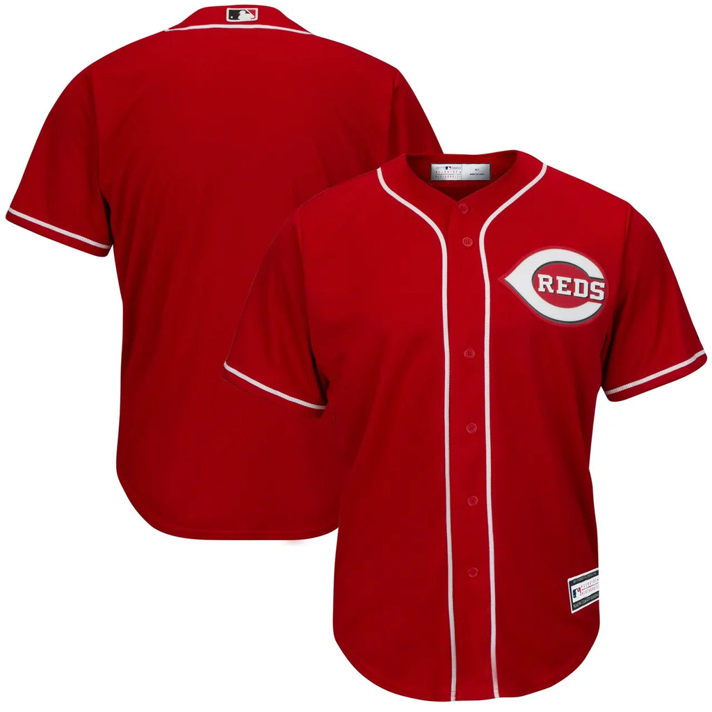 Reds Scarlet Majestic Jersey - Hình 2