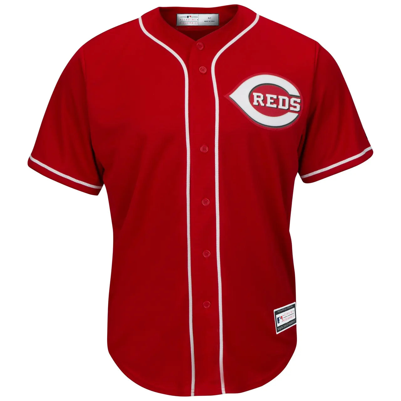 Reds Scarlet Majestic Jersey - Hình 3