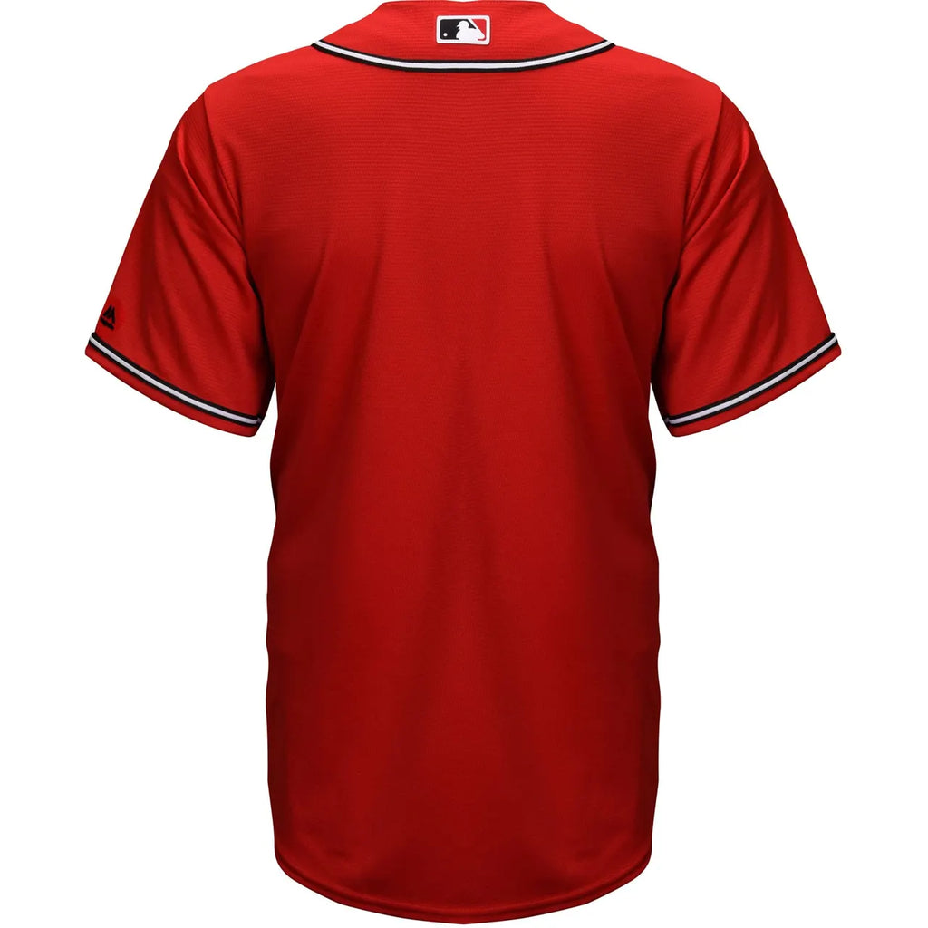 Majestic Los Rojos Red Jersey - Hình 4