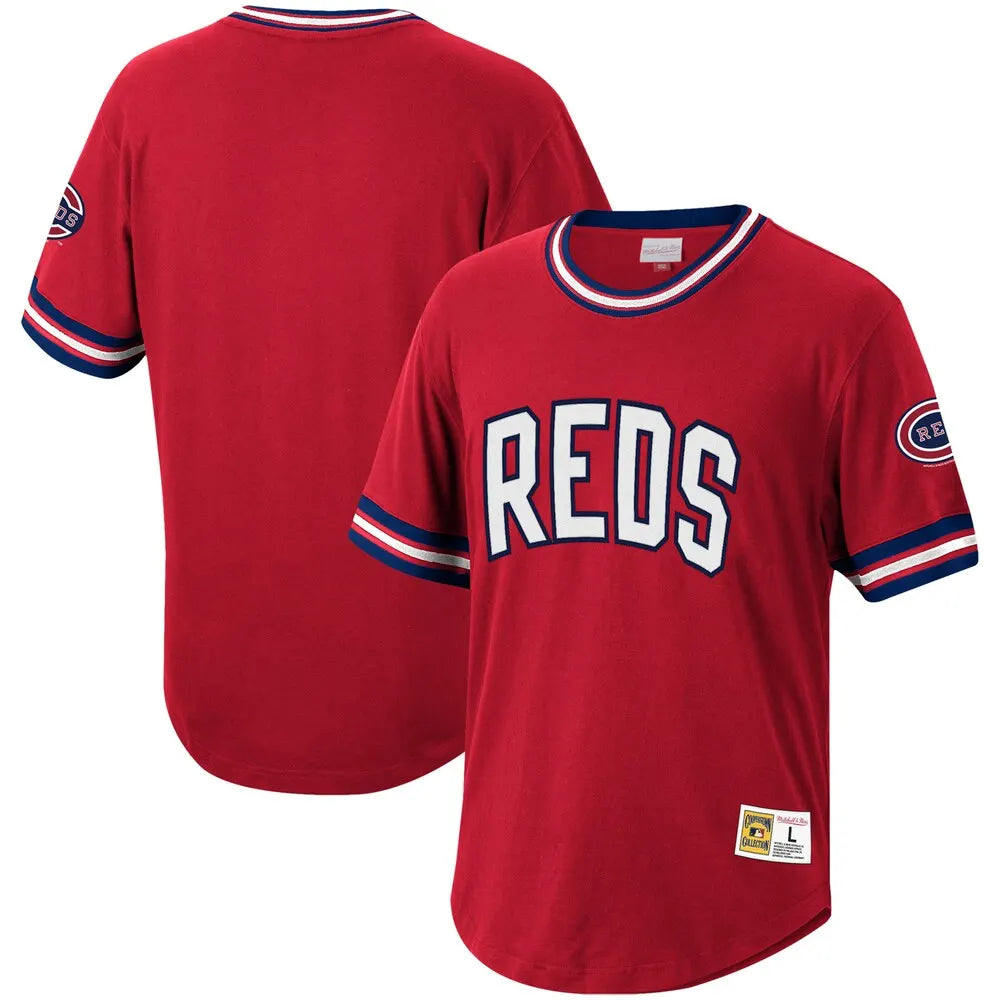 Reds Red Cooperstown Jersey
