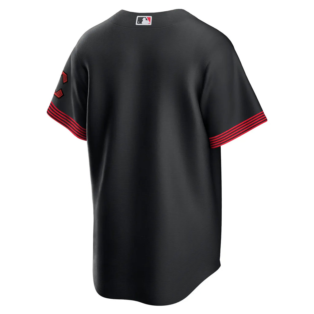 nike Cincinnati Reds Black Jersey - Hình 4