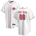 nike Reds White Home Custom Jersey