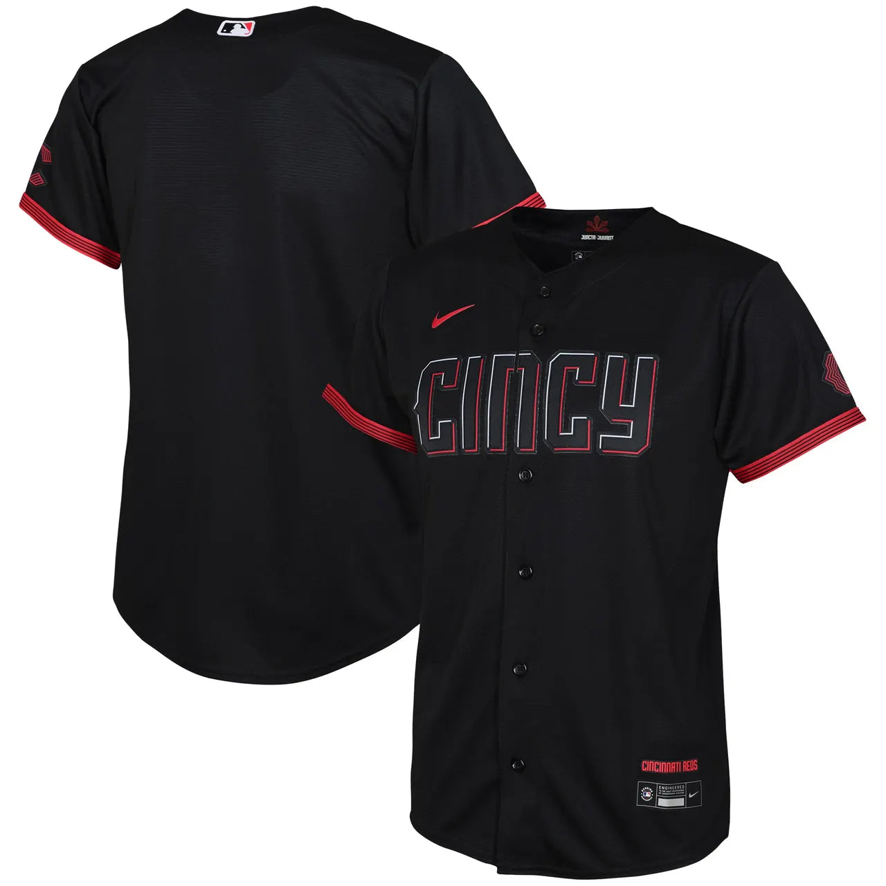 cincinnati Reds Black Jersey Nike