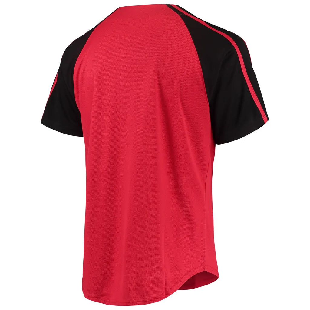 Cincinnati Reds Stitches Red Jersey - Hình 4