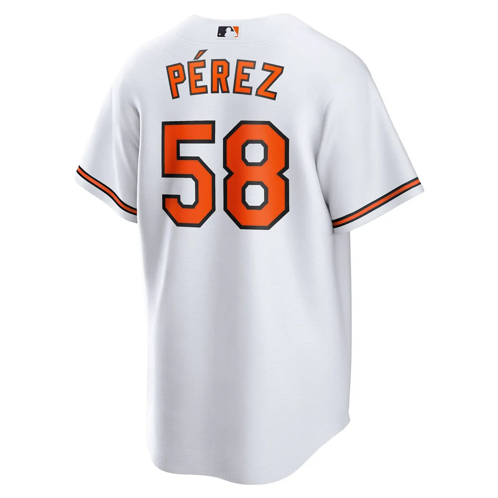 Pérez Orioles White Jersey - Hình 4