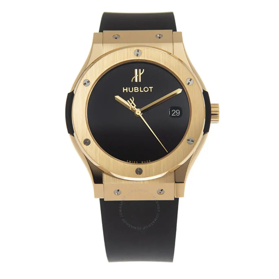 classic strap Hublot Gold Black Rubber - Hình 2