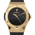 classic strap Hublot Gold Black Rubber