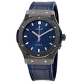 Hublot Blue Leather Titanium