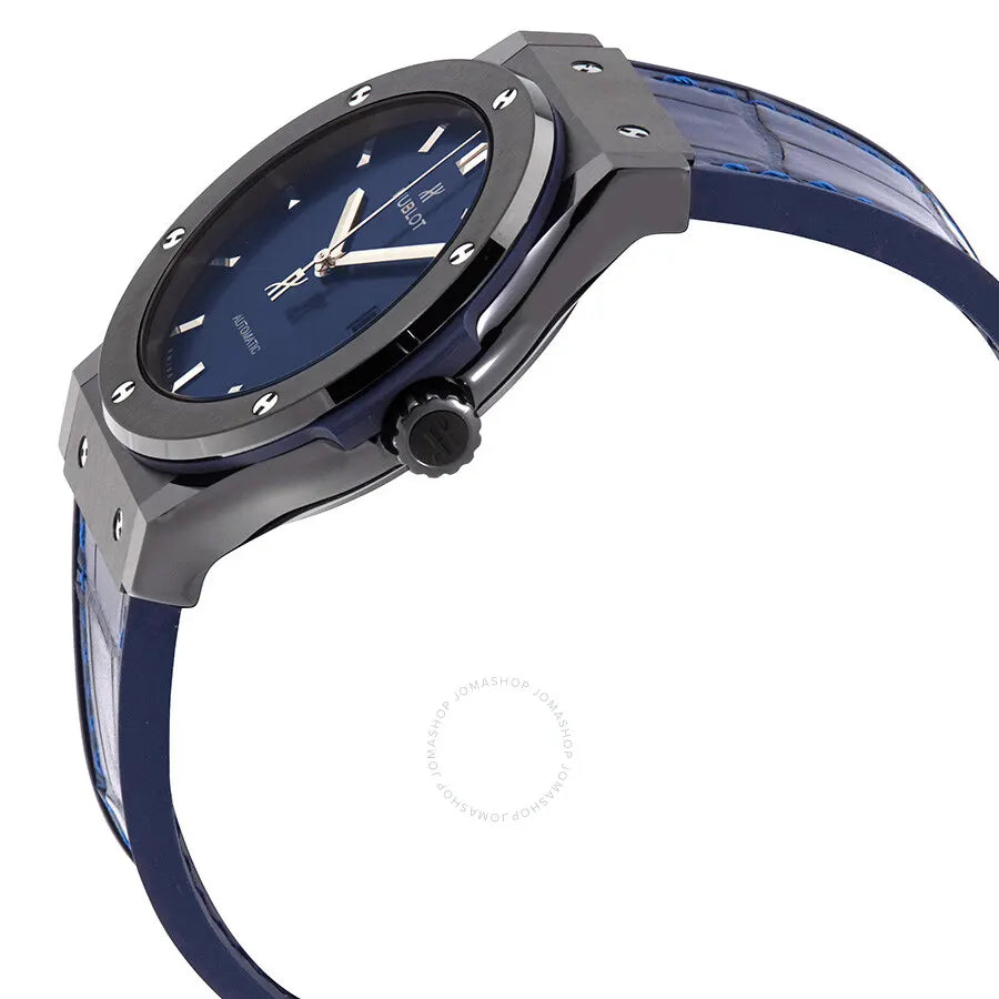 Hublot Blue Leather Titanium - Hình 2