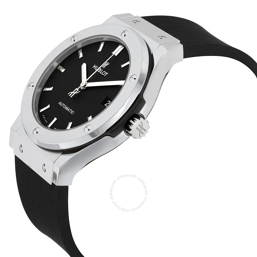 Hublot Black Dial Rubber Strap - Hình 2
