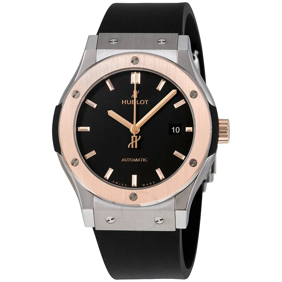 classic Hublot Black Dial Rose Gold