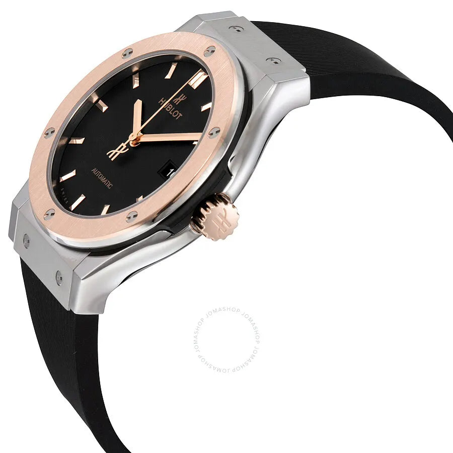 classic Hublot Black Dial Rose Gold - Hình 2