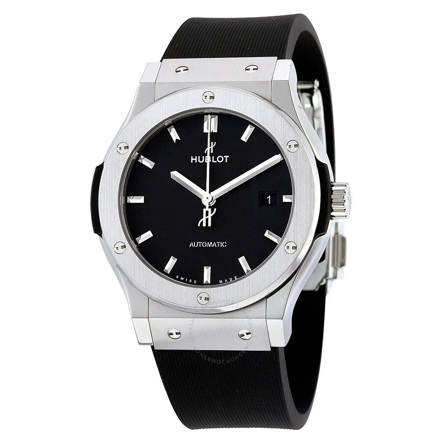Hublot Black Dial Steel Rubber