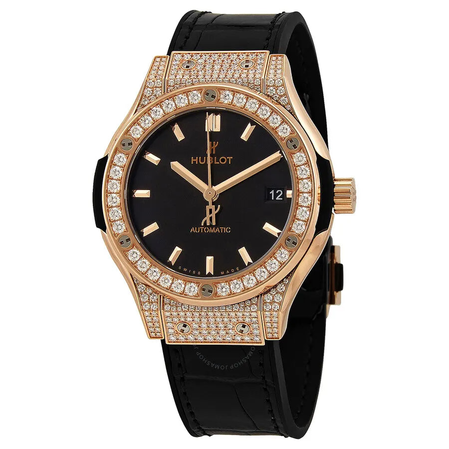 classic Hublot Rose Gold Diamond