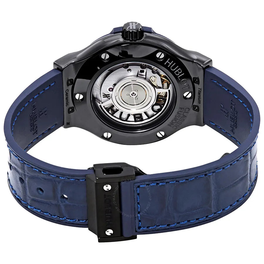 Hublot Blue Leather Watch - Hình 3