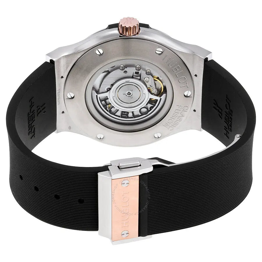 Hublot Rose Gold Rubber Watch - Hình 3