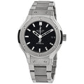 steel Hublot Classic Fusion Black Dial