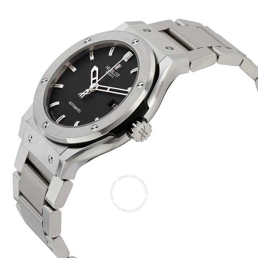 Hublot Steel Black Dial - Hình 2