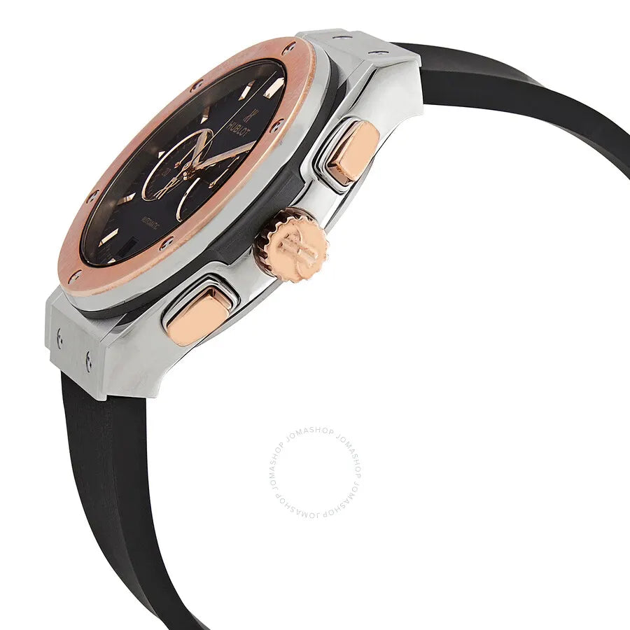 Hublot Rose Gold Rubber black - Hình 2