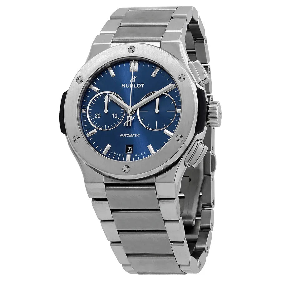 Hublot Blue Chronograph Steel