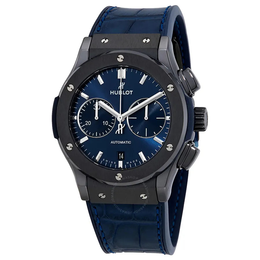 Hublot Blue Ceramic Chronograph