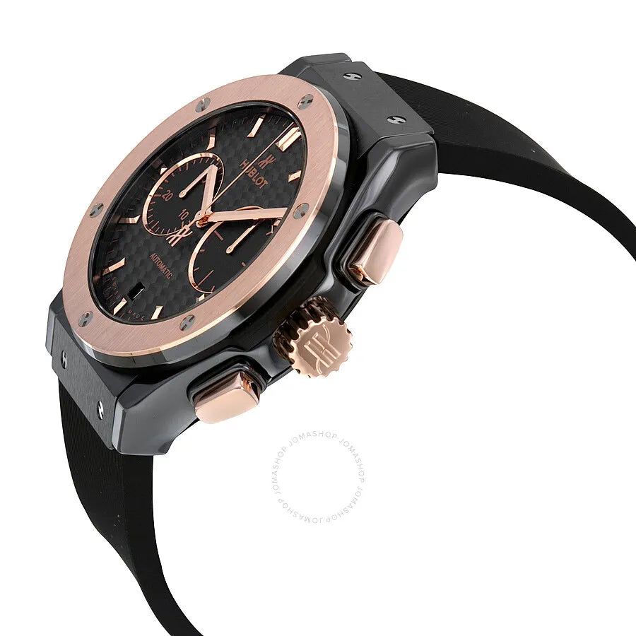 rubber chronograph Hublot Black Magic Rose Gold - Hình 2