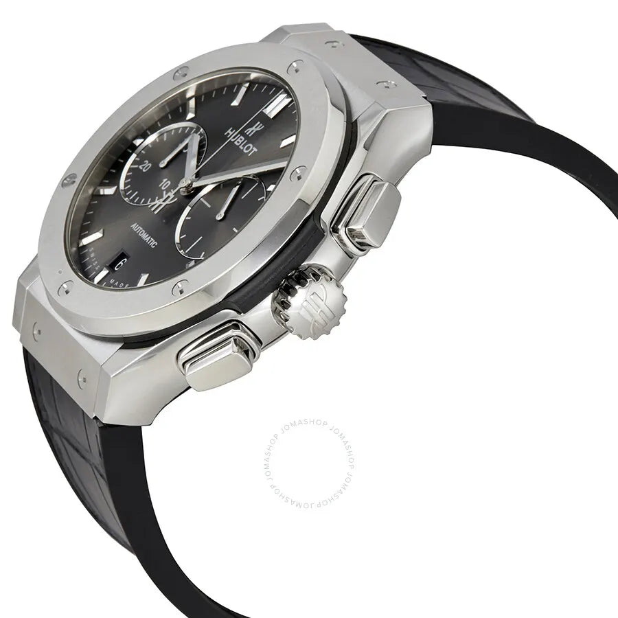 Hublot Grey Leather Chronograph - Hình 2