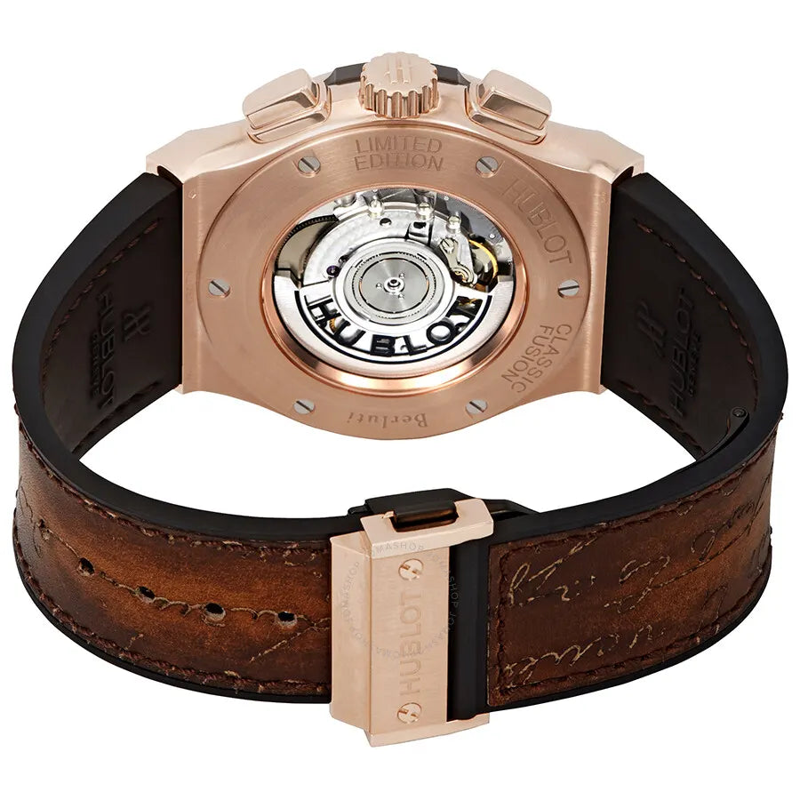 Hublot Gold Brown Chronograph - Hình 3