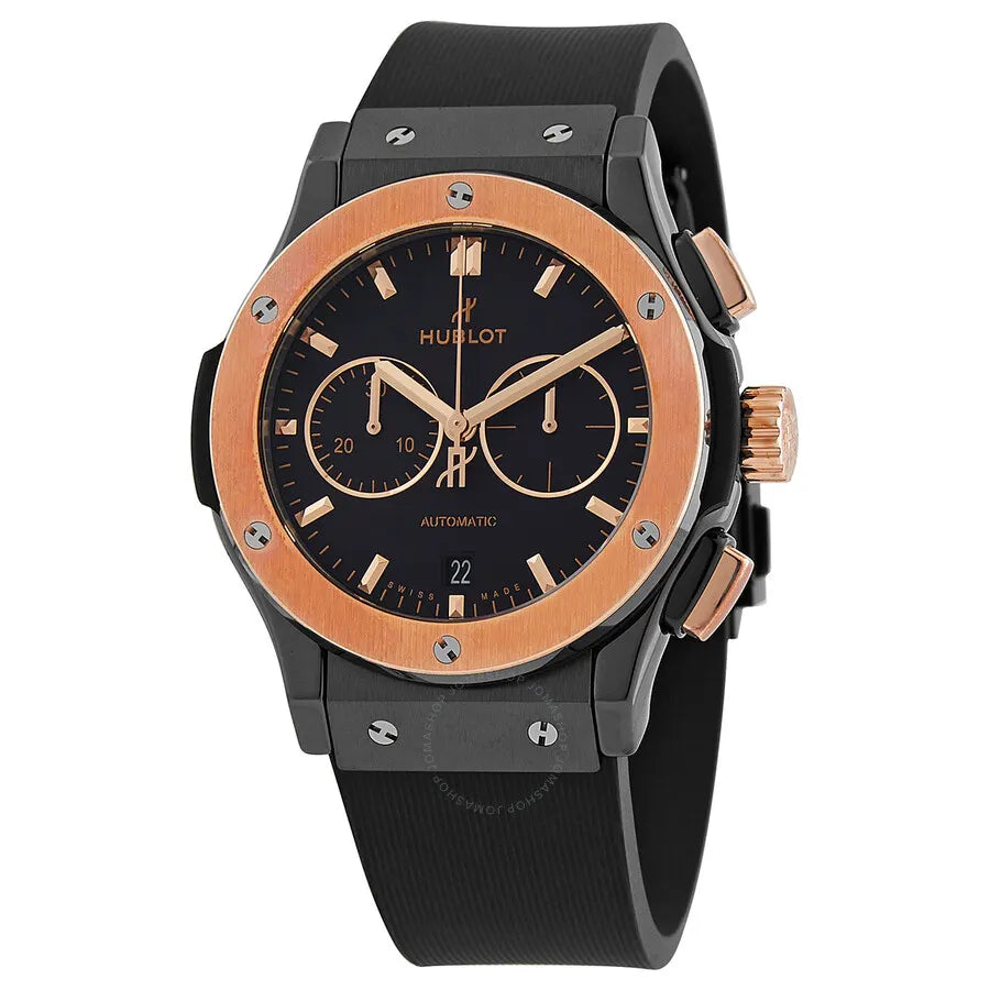 rubber strap Hublot Black Magic Rose Gold