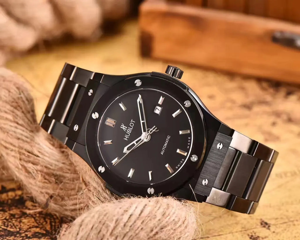 Hublot Titanium Grey Dial Watch - Hình 5