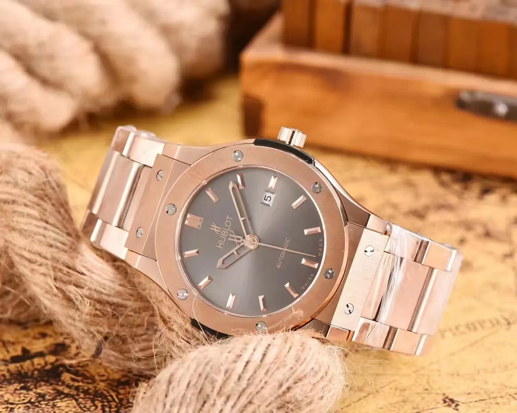 Hublot Titanium Grey Dial Watch - Hình 2