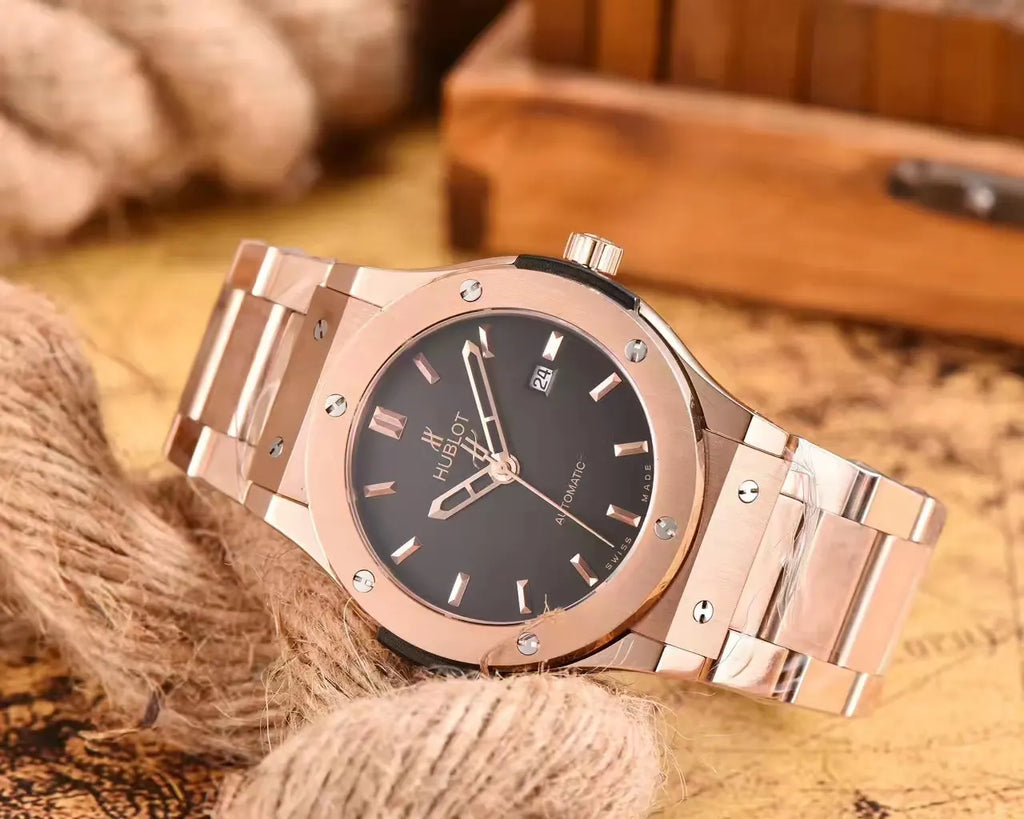 Hublot Titanium Grey Dial Watch - Hình 3