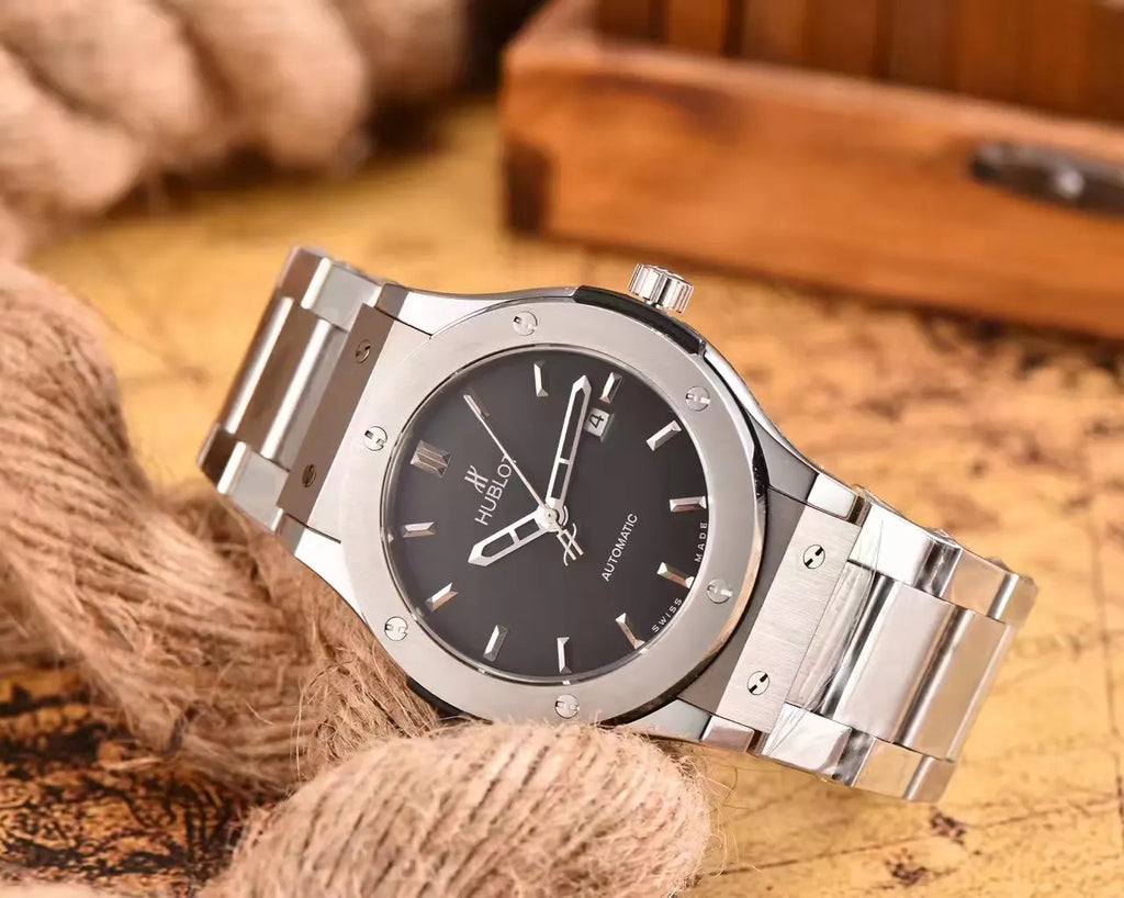 Hublot Titanium Grey Dial Watch - Hình 7
