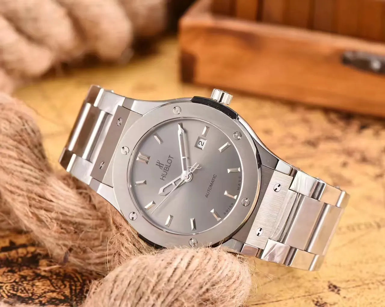 Hublot Titanium Grey Dial Watch