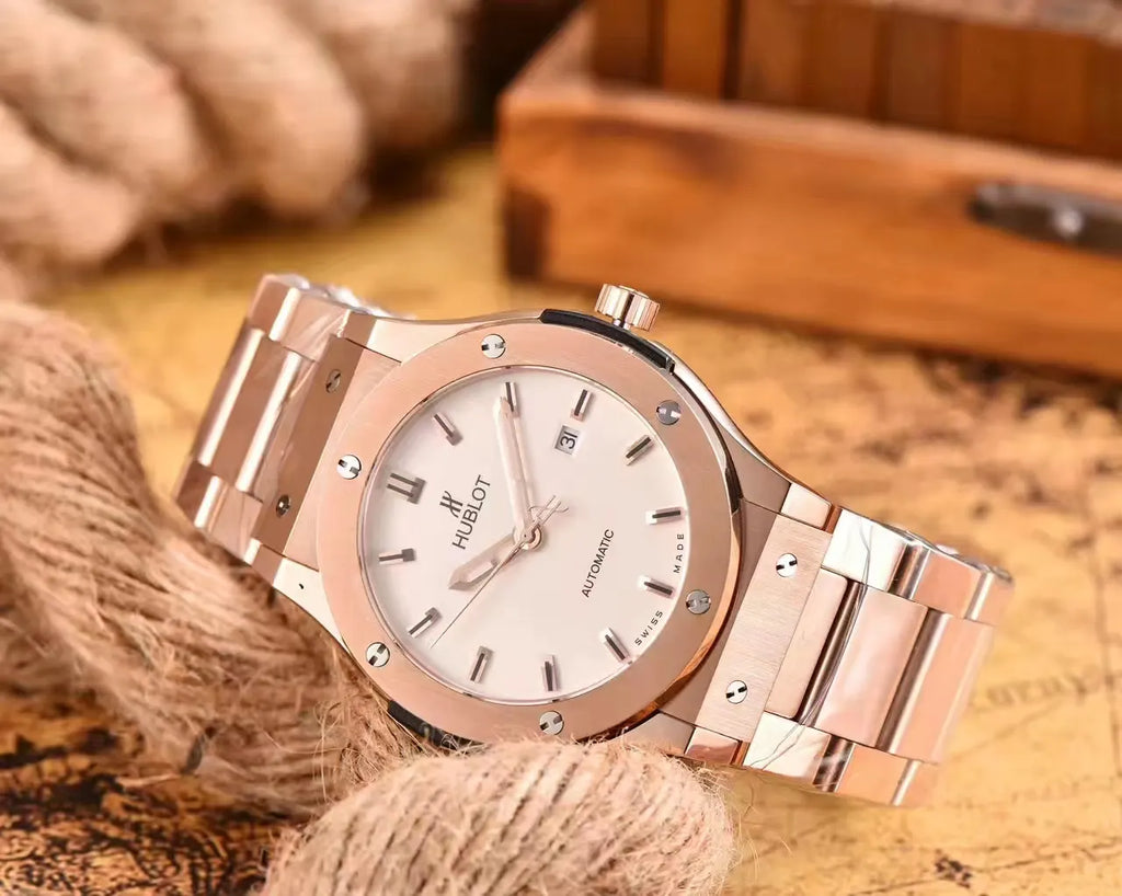 Hublot Titanium Grey Dial Watch - Hình 4