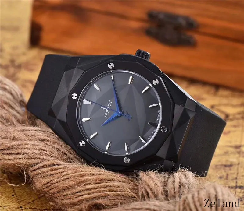 Hublot Faceted Black Geometric