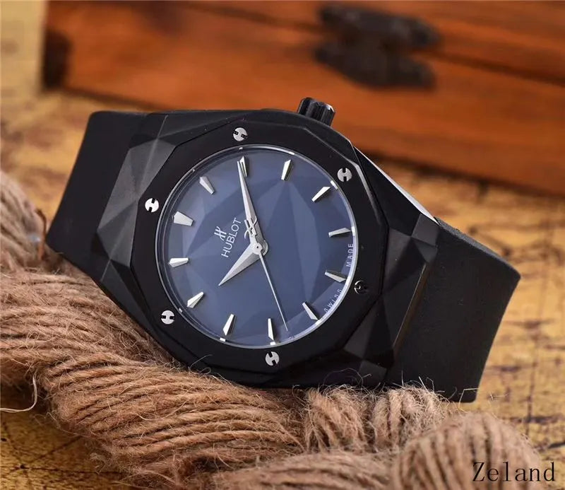 Hublot Black Faceted Case - Hình 4