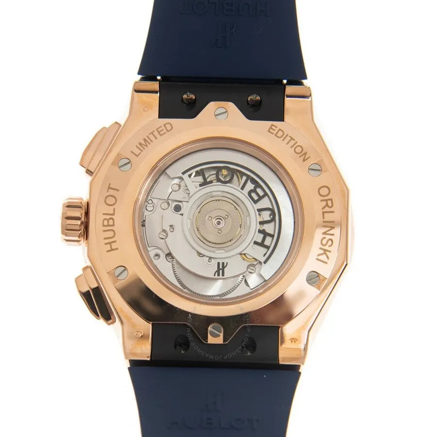 Hublot Blue Skeleton Gold - Hình 2